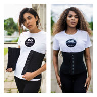 MASKATEER Womens Monochrome Waist Trainer Bundle Pack for slim waist, weight loss, back support, posture corrector and back pain