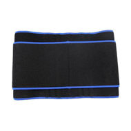Cardio Sweat Gym Training Belt Black Velcro with Blue Trim