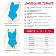 Womens Waist Trainer Size Chart - Waist cincher, corset top, corset dress, body shaper, slimming belt